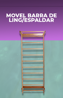 Espaldar Classic - Barra de Ling em Madeira Maciça - Arktus