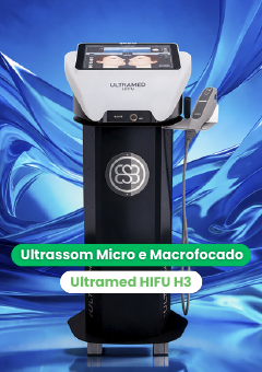 Ultramed HIFU H3 Medical San - Ultrassom Micro e Macrofocado - com 03 Cartuchos Faciais ***EQUIPAMENTO SHOWROOM - PLENO FUNCIONAMENTO - ÚLTIMA UNIDADE***