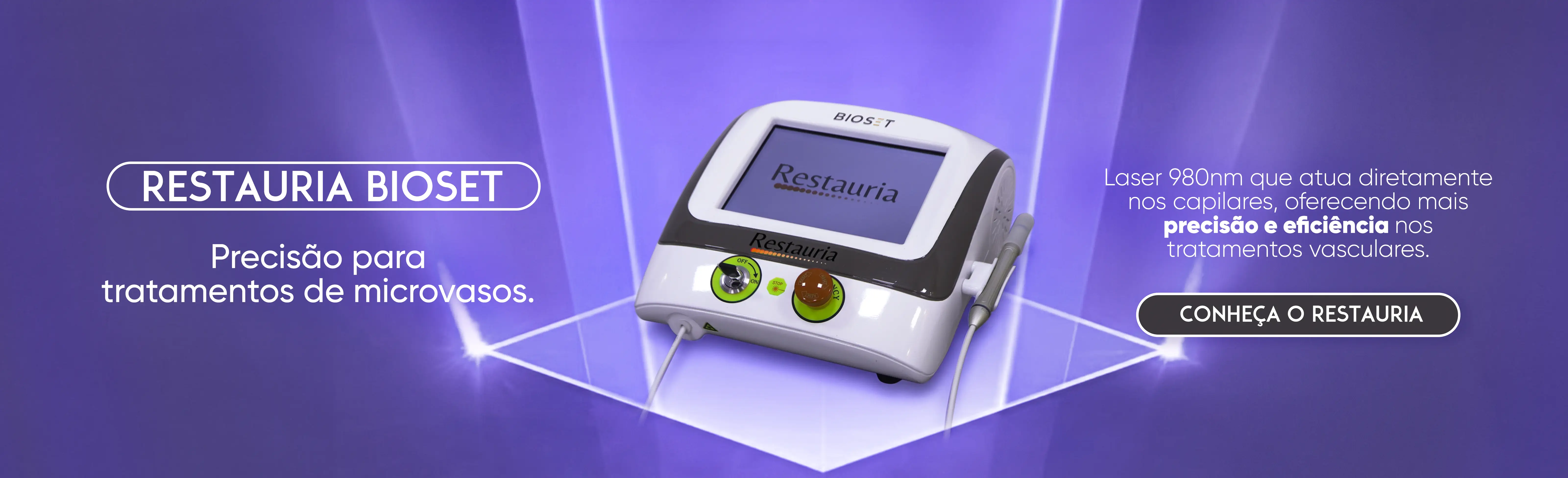 Restauria Bioset – Laser de 980nm para Microvasos
