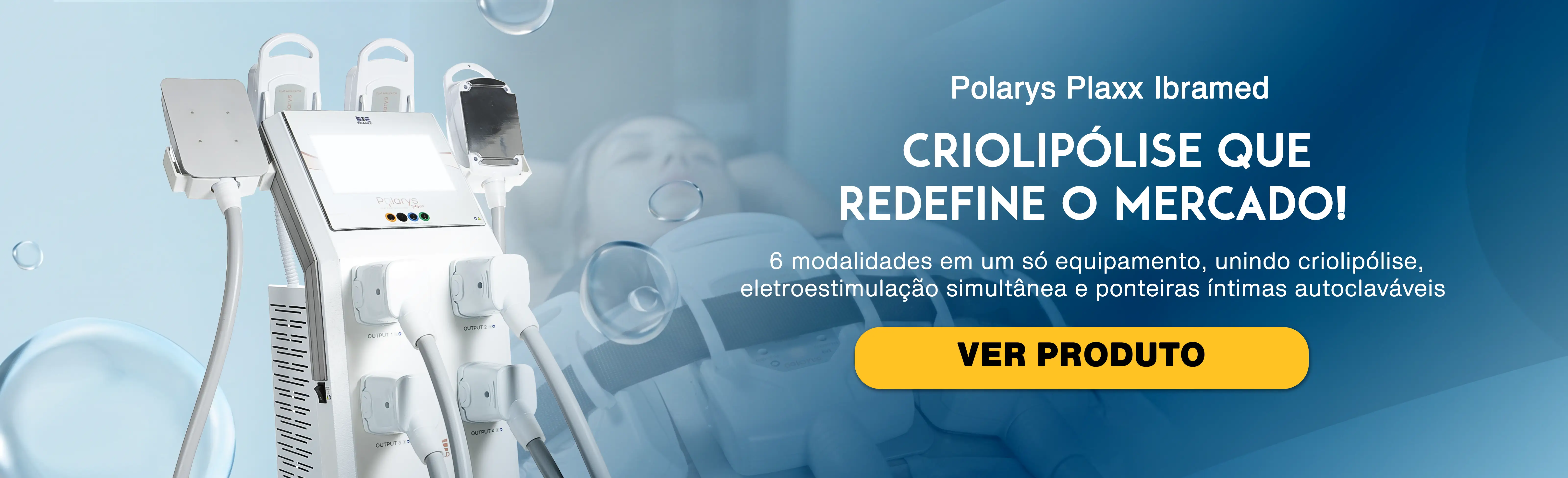 POLARYS PLAXX + 2 APLICADORES G + 2 TOALHAS - IBRAMED