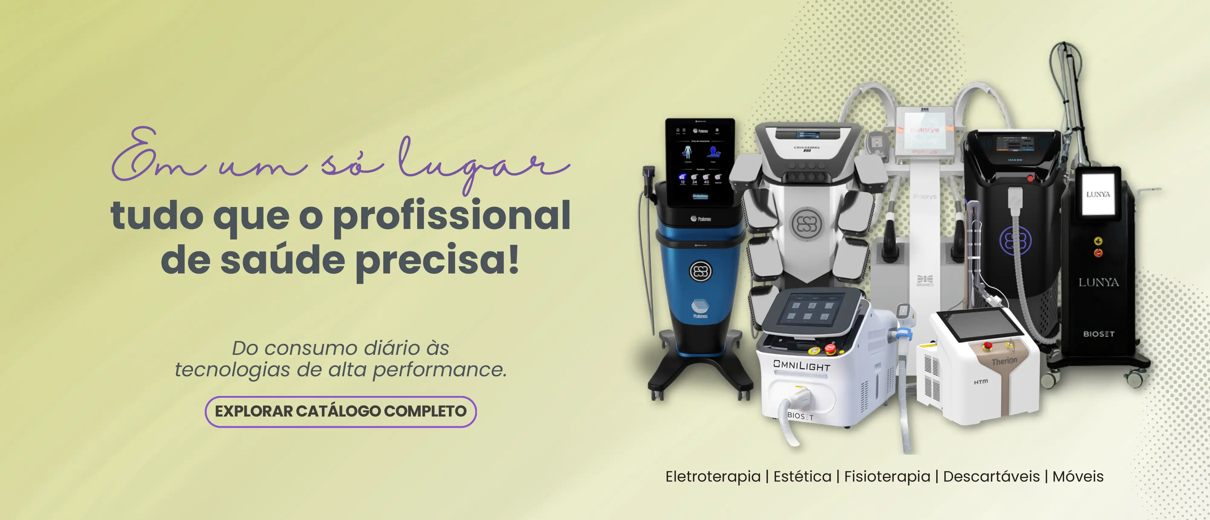 Tudo que o profissional de saúde precisa, em um só lugar