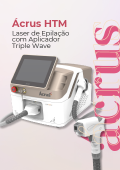Ácrus HTM – Laser de Epilação com Aplicador Triple Wave