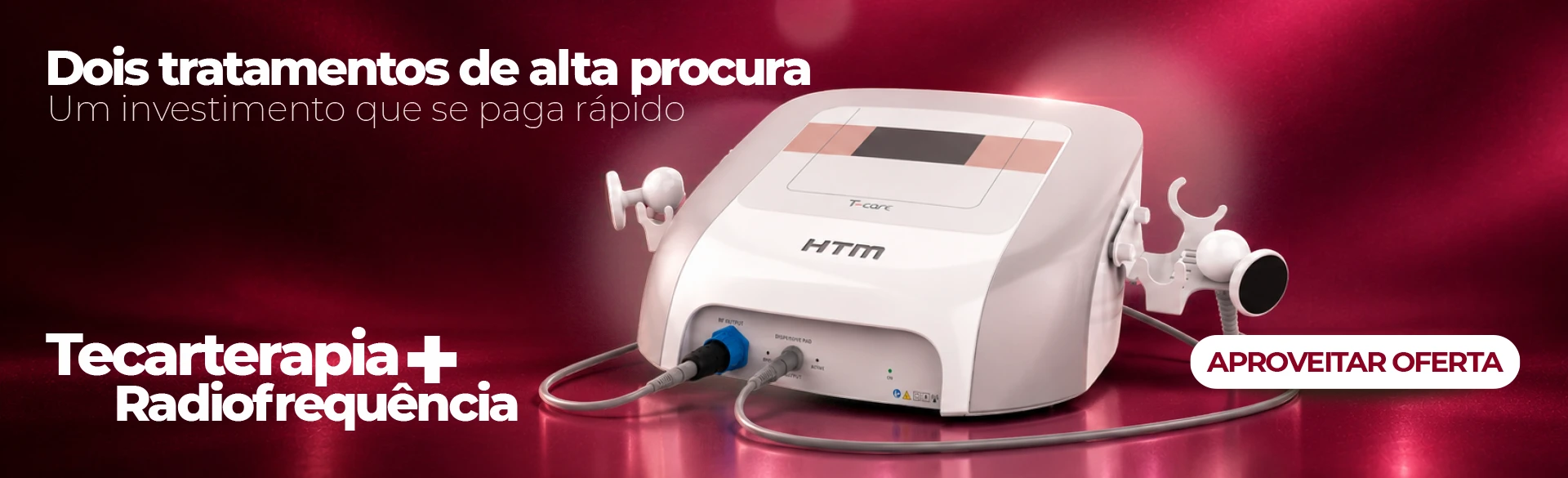 Tecare HTM ─ Aparelho de Tecarterapia e Radiofrequência
