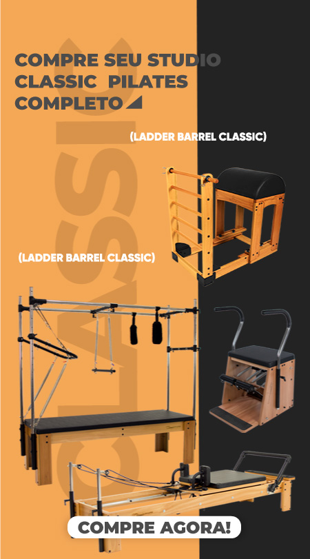 Aparelho de Pilates Ladder Barrel Classic - Arktus - Estofado é