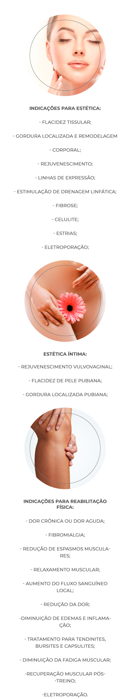 Indicações de Tratamentos Indicações de Tratamentos