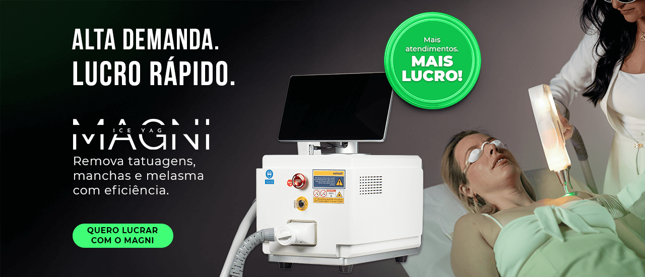Magni ICE YAG Bioset ─ Laser para Remoção de Pigmentos