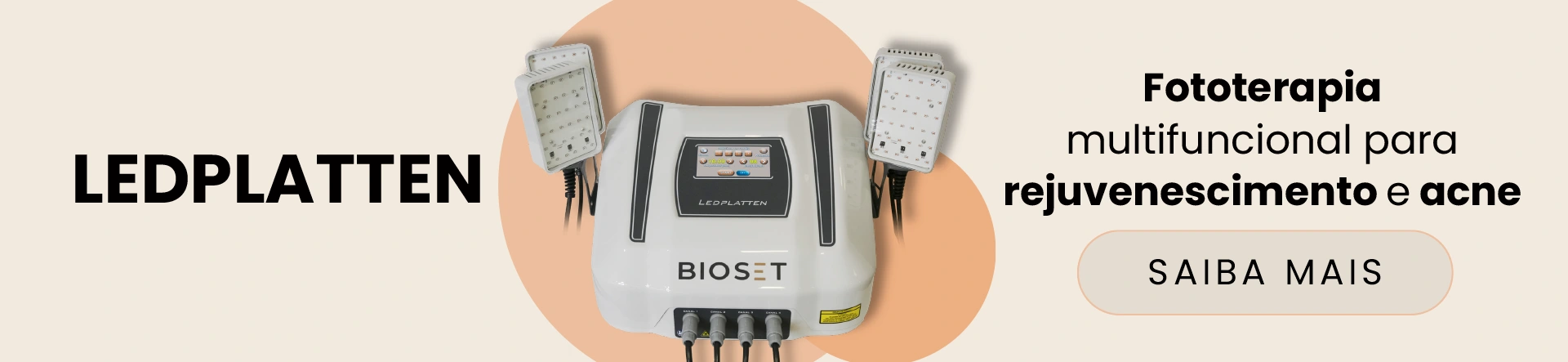Ledplatten Bioset ─ Aparelho de Fototerapia LED