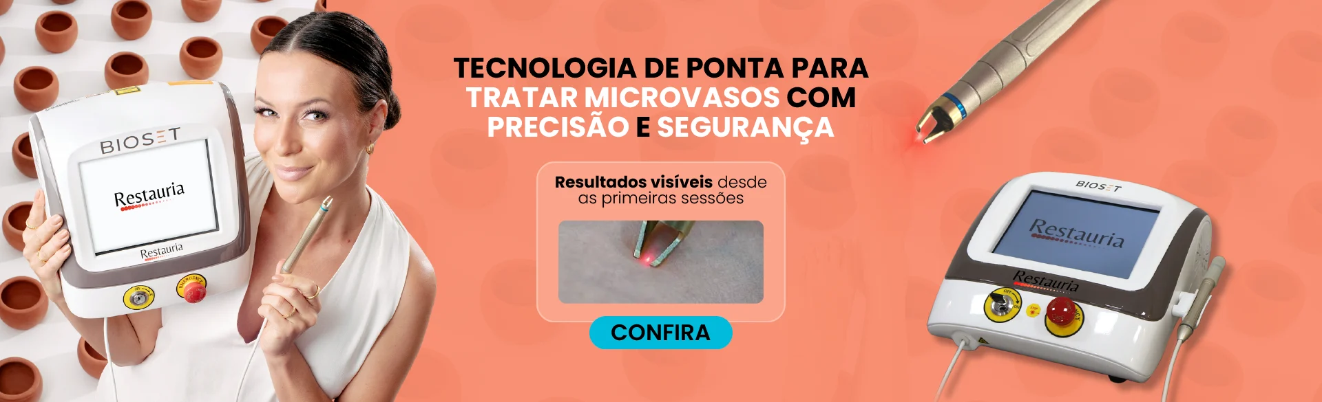 Restauria Bioset – Laser de 980nm para Microvasos