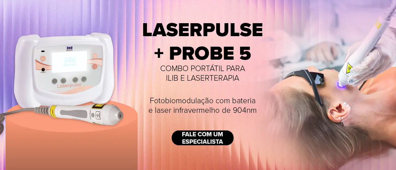 Laserpulse Portátil Ibramed – Aparelho de Laserterapia e LEDterapia