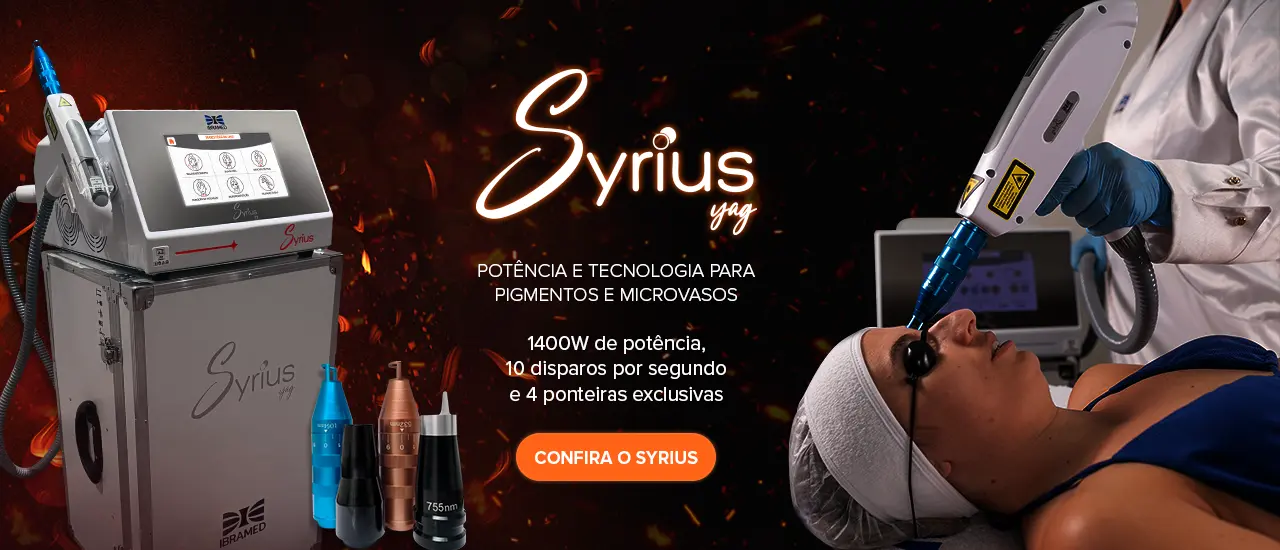 Syrius YAG Ibramed ─ Laser para Remoção de Pigmentos e Rejuvenescimento
