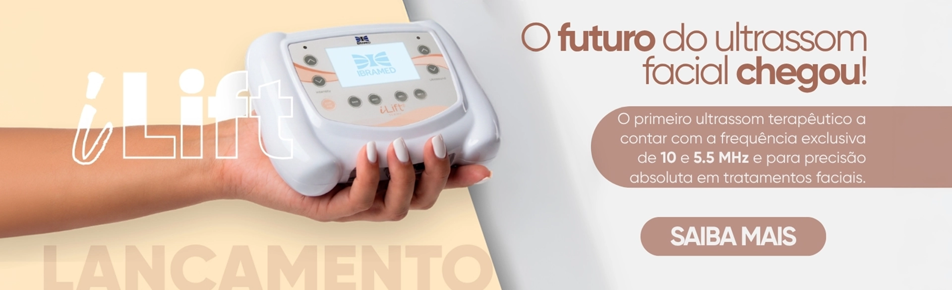 iLift Ibramed - Ultrassom Facial para Rejuvenescimento