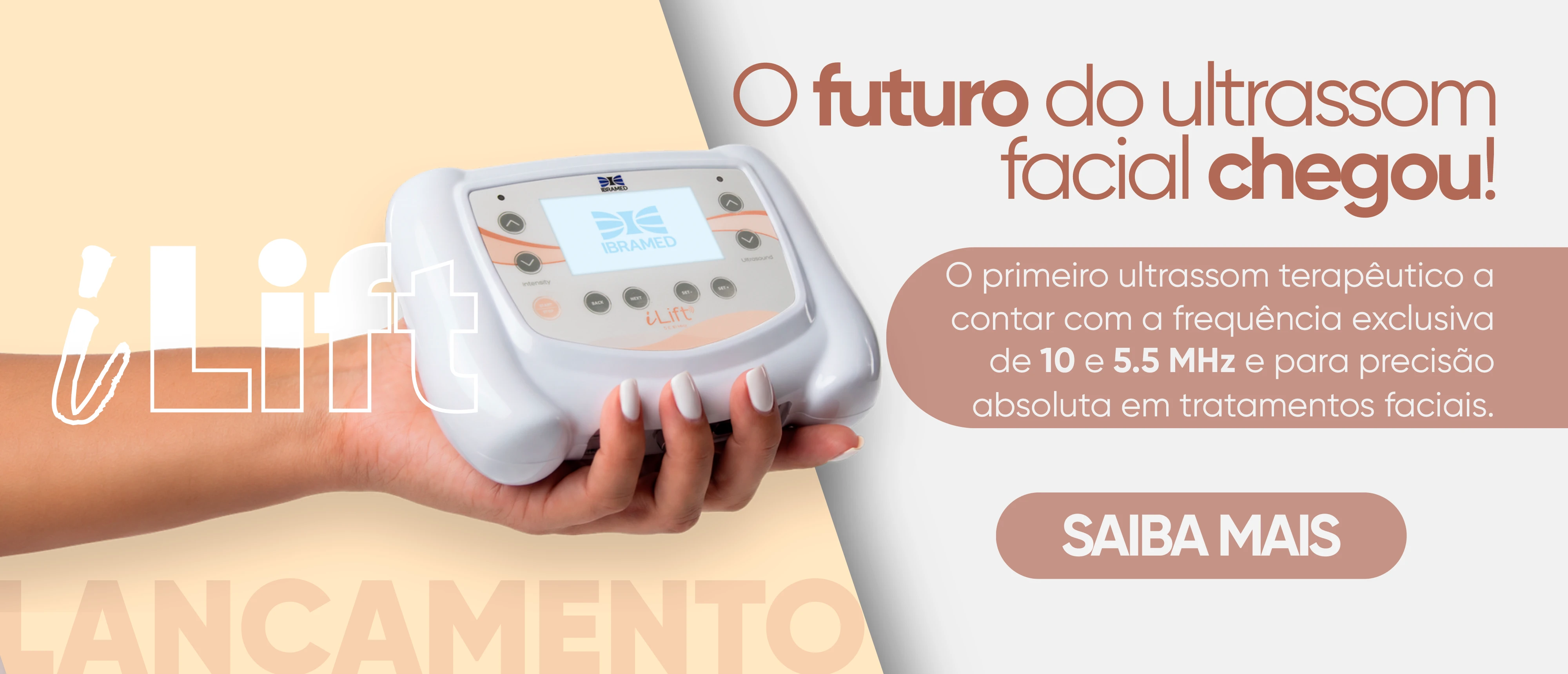 iLift Ibramed - Ultrassom Facial para Rejuvenescimento