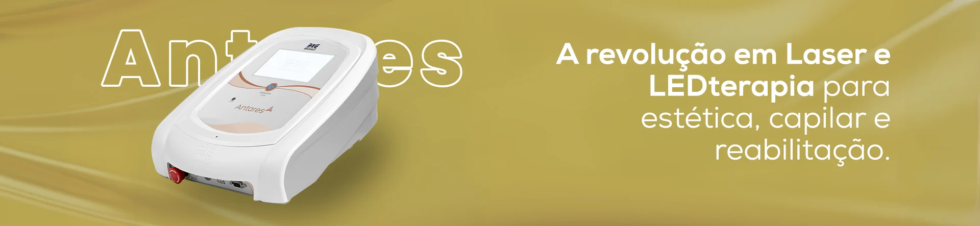 Antares Ibramed – Aparelho de LEDterapia e Laserterapia – SOMENTE APARELHO!