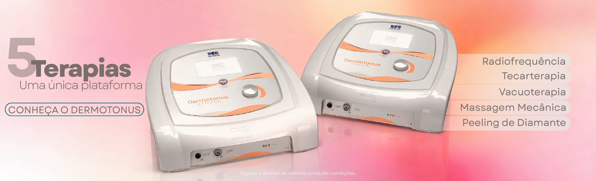 Dermotonus Esthetic Ibramed – Equipamento de Massagem Mecânica, Microdermoabrasão, Vacuoterapia e Radiofrequência