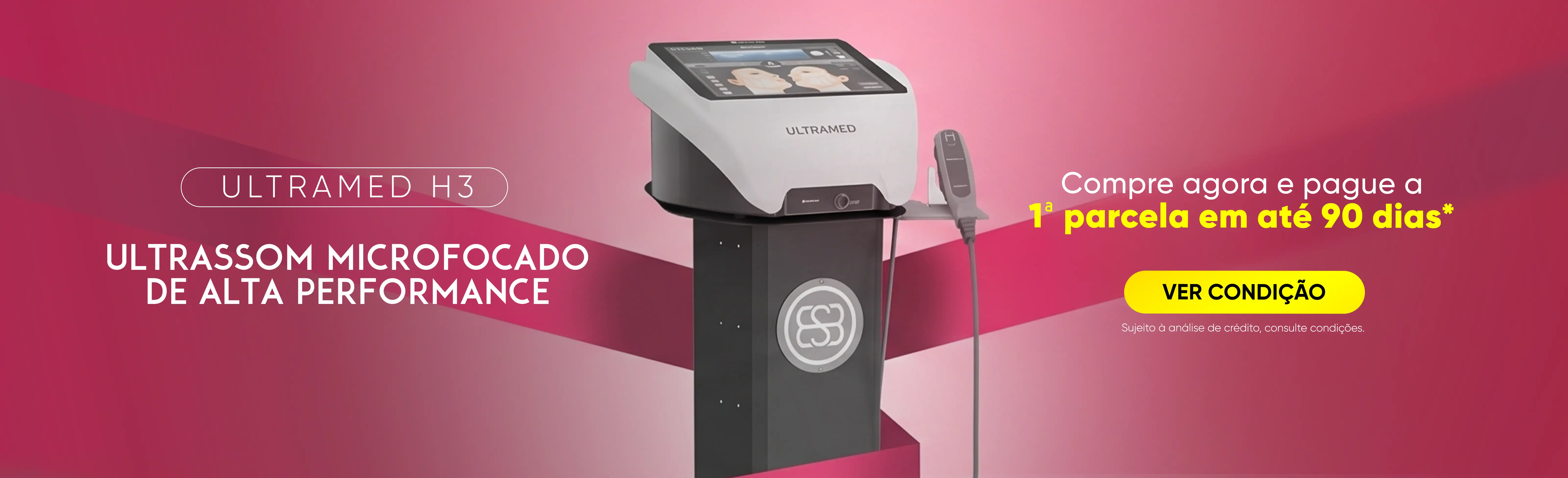 Ultramed HIFU H3 Medical San - Ultrassom Micro e Macrofocado - com 03 Cartuchos Faciais ***EQUIPAMENTO SHOWROOM - PLENO FUNCIONAMENTO - ÚLTIMA UNIDADE***