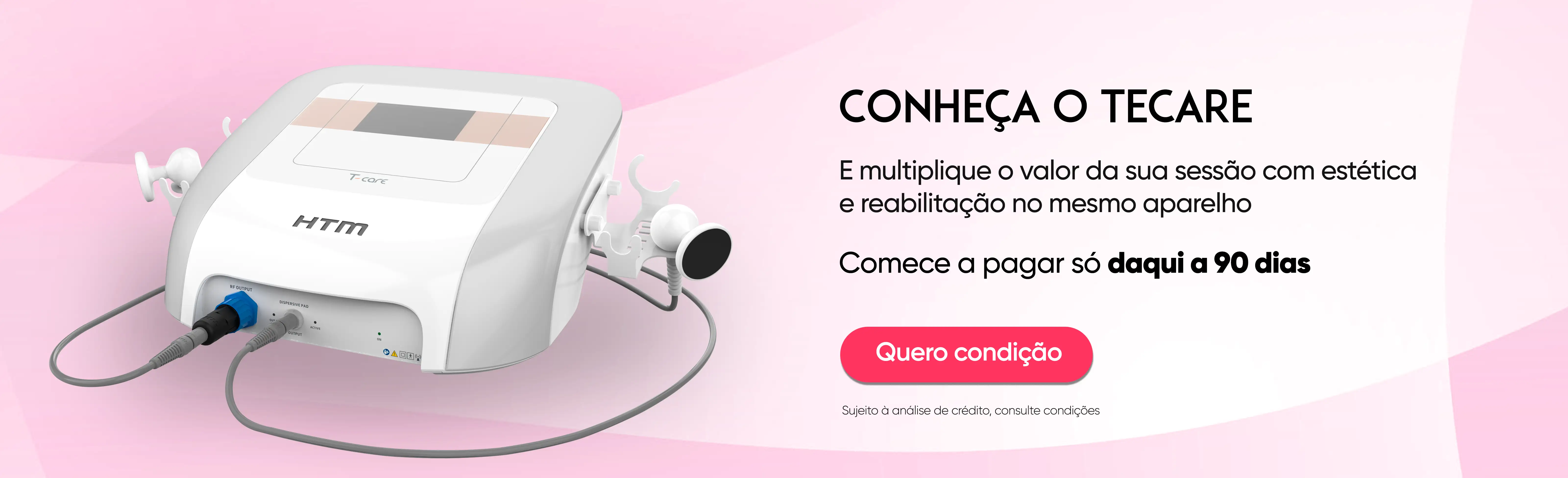 Tecare HTM ─ Aparelho de Tecarterapia e Radiofrequência
