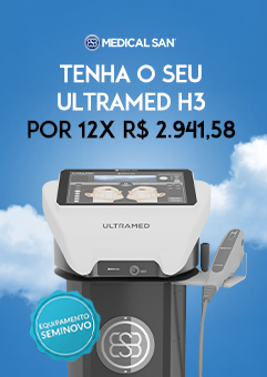 Ultramed HIFU H3 Medical San - Ultrassom Micro e Macrofocado - com 03 Cartuchos Faciais ***EQUIPAMENTO SHOWROOM - PLENO FUNCIONAMENTO - ÚLTIMA UNIDADE***