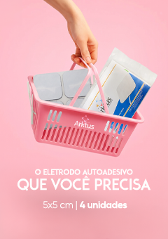 Eletrodo Autoadesivo 5x5cm – 4 Unidades – Arktus