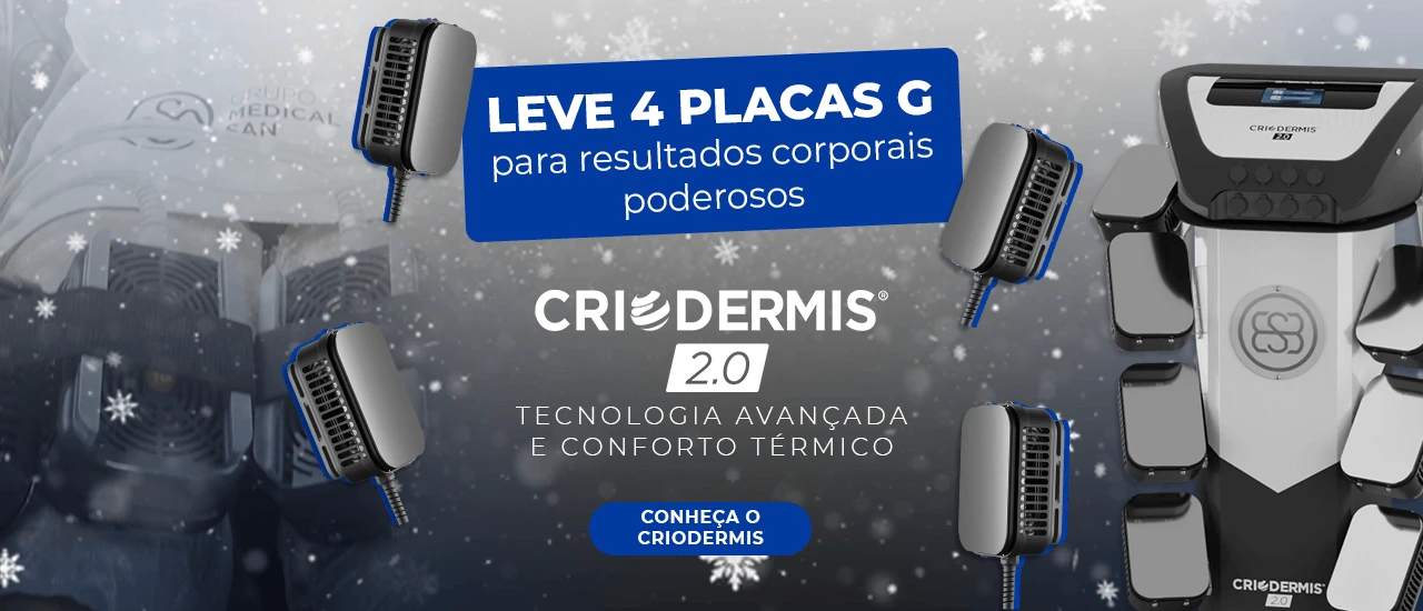 Criodermis 2.0 Medical San ─ Aparelho de Criolipólise de Placas + 4 placas G