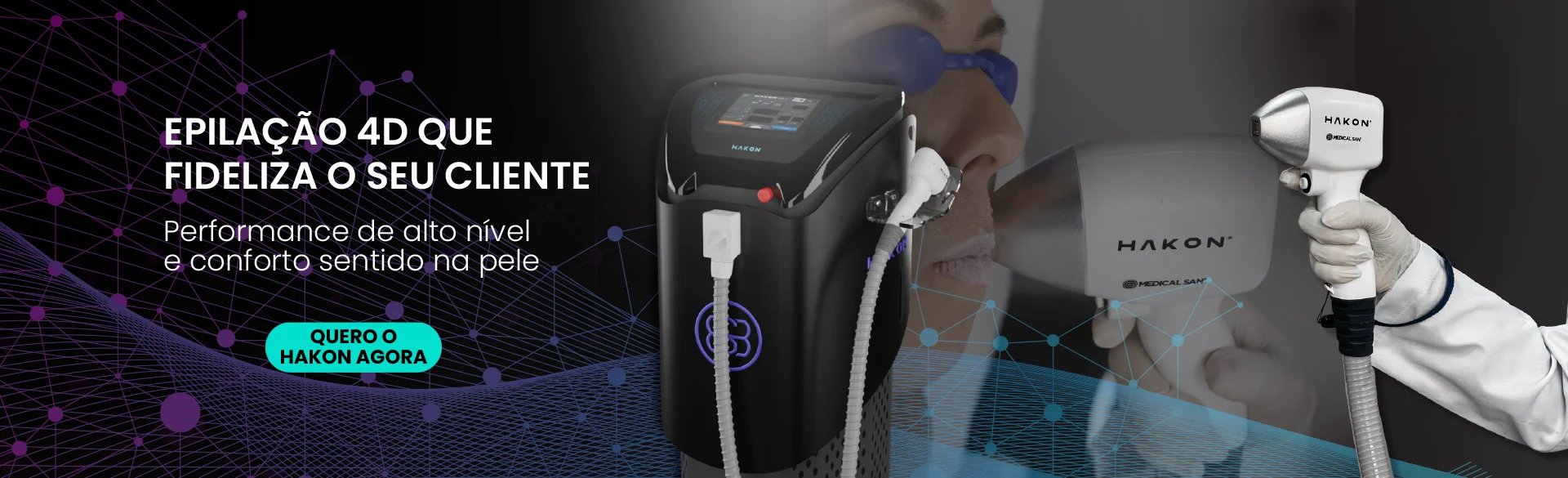 Hakon Medical San - Equipamento de Laser para Epilação Premium 4D